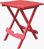 Royce RF59B/BK Home Accents ndoor/Outdoor Lighted Table Red Quill Pattern