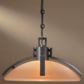 Minka 1189-357 Raiden 1 Light Pendant, Iron Oxide by Minka