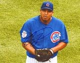 Carlos Zambrano Signed Chicago Cubs 8X10 Photo