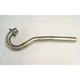 07-09 SUZUKI RMZ250: PRO CIRCUIT TI-4 HEAD PIPE - TITANIUM (SILVER) by Pro Circuit