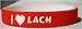 I Love Lach Custom Wristband