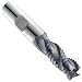 Niagara Cutter RTM713 Cobalt Steel Chamfer Mills, Inch, Weldon Shank, TiCN Finish, Roughing Cut, 30 Degree Helix, For Use With All Materials