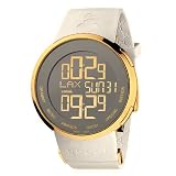 Gucci Men`s YA114216 I Gucci Digital GRAMMY Special Edition White Watch