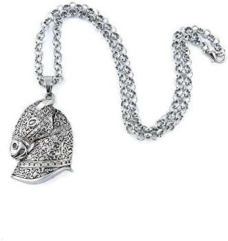 2 PCS Leather Necklace Collier QNN7033 Horse Head Fashion Neck Lace Jewellery Pendant Collar Sweater Long Chain Bib Retro