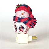 Los Angeles Angels MLB Home Run Snowman Night Light (5)