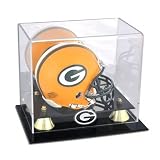 Green Bay Packers Deluxe Mini Helmet Display Case