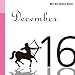 12月16日 My Birthday Book