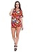V.H.O. Funky Hawaiian Blouse Shirt, Cherry Parrot, Red, S