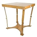 Folding Cafe Table - Light Walnut