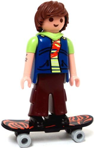 Playmobil Fi?ures Series 2 LOOSE Mini Figure Skateboarder