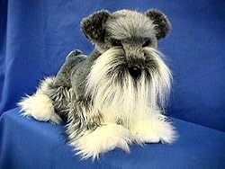 Plush Fritz Schnauzer Dog 16"