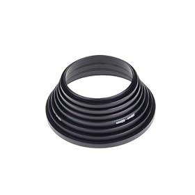 Filter Step Up Rings Set 49-52-55-58-62-67-72-77mm 7pcs 49mm-77mm Lens Hood