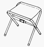 Academy Broadway Cor. 50370 Camp Stool