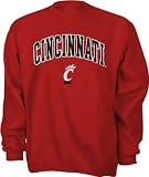 Cincinnati Bearcats Red Tackle Twill Crewneck Sweatshirt