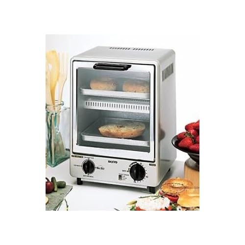 Sanyo SK7S Space Saving Toasty Oven, Silver Toaster Ovens