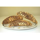 8 Pieces DOUBLE CHOCOLATE RASPBERRY CHEESECAKE Biscotti by Peggy's Biscotti