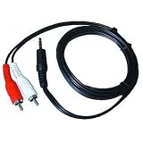 RCA to 3.5mm jack cable for audio devices