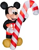 Disney Mickey Mouse 5 Foot with Candy Cane Airblown Inflatable