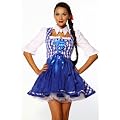 Oktoberfest Dirndl Set 2-teilig, blau