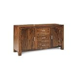 CUBE LARGE SIDEBOARD SHEESHAM 100% HARDWOOD INDIAN FURNITURE LIVING ROOM