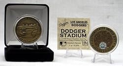 LOS ANGELES DODGERS DODGER STADIUM AUTHENTICATED INFIELD DIRT COIN - Collectible Coin