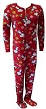 Peanuts Snoopy Red Gripper Bottom Footie for women
