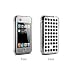 DLO 002-3439 HybridShell Case with Non-Slip Silicone Back for iPod Touch (Clear with Black Dots)