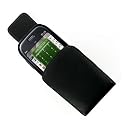 Premium Luxury Black Leather case cover for new Sprint Palm Pre mobile phone, with rotating belt clip (Palm Pre not included)
