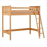 Canwood Furniture 2153-5 Base Camp Loft Bed in Natural