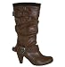 Mustang Damenschuhe Stiefel Schuhe Damenstiefel kastanie