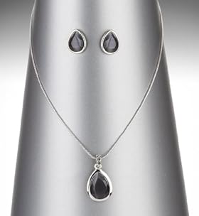 Silver Plated Tear Drop Necklace 