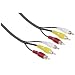 Hama - Video Cable 3 RCA (phono) Plugs - 3 RCA (phono) Plugs, 2 m, RCA 3x, RCA 3x