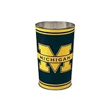 Michigan Wolverines NCAA Trash Can Wastebasket