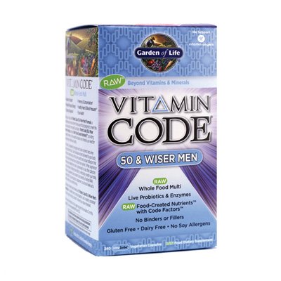 Vitamin Code 50 and Wiser Men s Formula - 240 ct