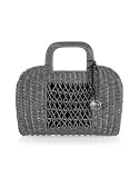 Emporio Due Milk Bag Gray Patent Leather Basket Bag