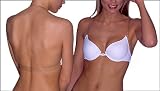 Ladies BRA SEAMFREE CLEAR BACK & STRAP 2 WAY