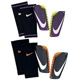 NIKE Schienbeinschoner MERCURIAL LITE, black/orange/white, M