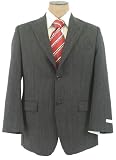 Calvin Klein Mens 2 Button Charcoal Gray Wool Sport Coat / Blazer / Jacket - Size 46R