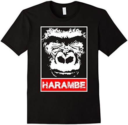 Men's Ha-rambes Gorilla Lover T-shirts 2016 Medium Black
