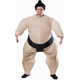 Inflatable Sumo Costume with Battery Operated Fan