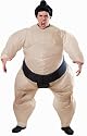Inflatable Sumo Costume with Battery Operated Fan