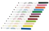 Feutre Coloriage Pointe Large Ogive Assorti - Boite De 12