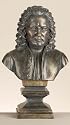 Bach 18'' Tall Bronze Bust Statue Sculpture
