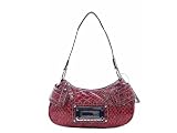 Guess - Guess Red Snakeskin Tribal Satchel Handbag