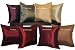 Shopping The Globe Silk Blend Throw Pillow, 18"x18" - Red Burgundy