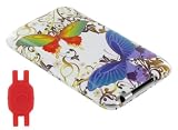 Rainbow Butterfly Design Case for Apple iPod Touch 3 and 2 with Shoe Silicone Pouch for Nike+ iPod Sensor (iPod NOT Included)
