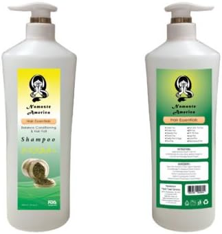Namaste America All Natural Ayurvedic Organic Shampoo 34 oz, Formulated for Repair of Damaged Hair, Brittle Hair and Frizzy Hair, Paraben Free and Cruelty Free Shampoo