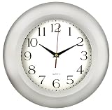 Timekeeper Products LLC 11-Inch Round Silver Wall Clock