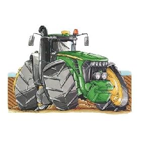 JOHN DEERE TRACTOR KOOLART IMAGE CERAMIC MUG 2020