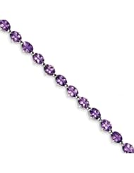 Sterling Silver Amethyst Bracelet, Best Quality Free Gift Box Satisfaction Guaranteed